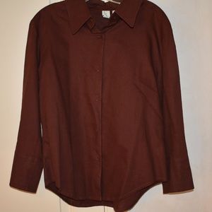 Marron Collared Shirt